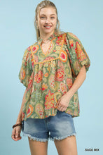 Load image into Gallery viewer, Paisley Top