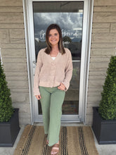 Load image into Gallery viewer, Retro Cardigan- Sand