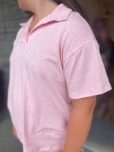 Load image into Gallery viewer, Preppy Pink Top- Tween
