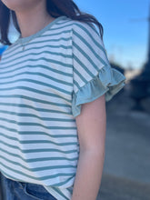 Load image into Gallery viewer, Summer Striped Top- Jade
