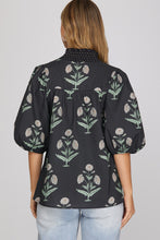Load image into Gallery viewer, Midnight Floral Top

