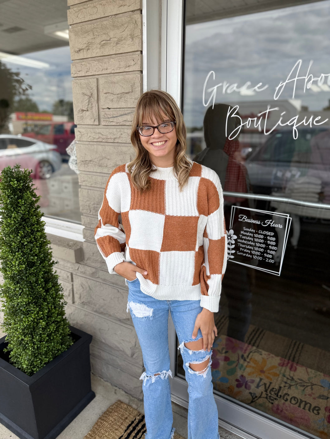 Rust Sweater