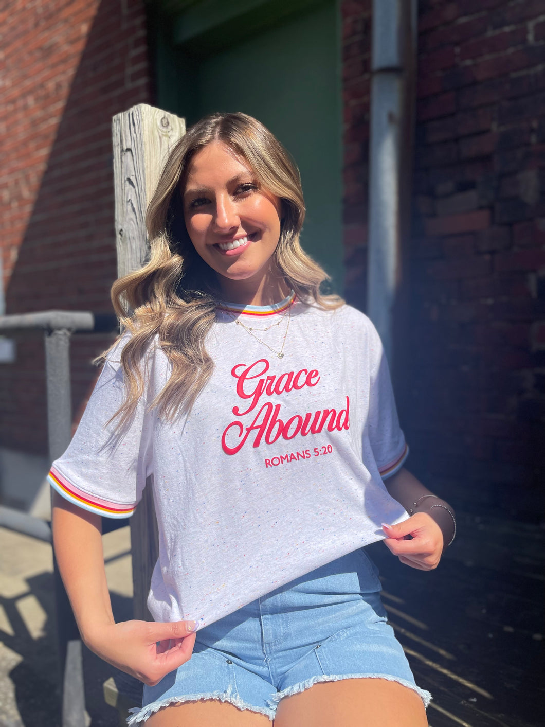 Grace Abound Graphic T