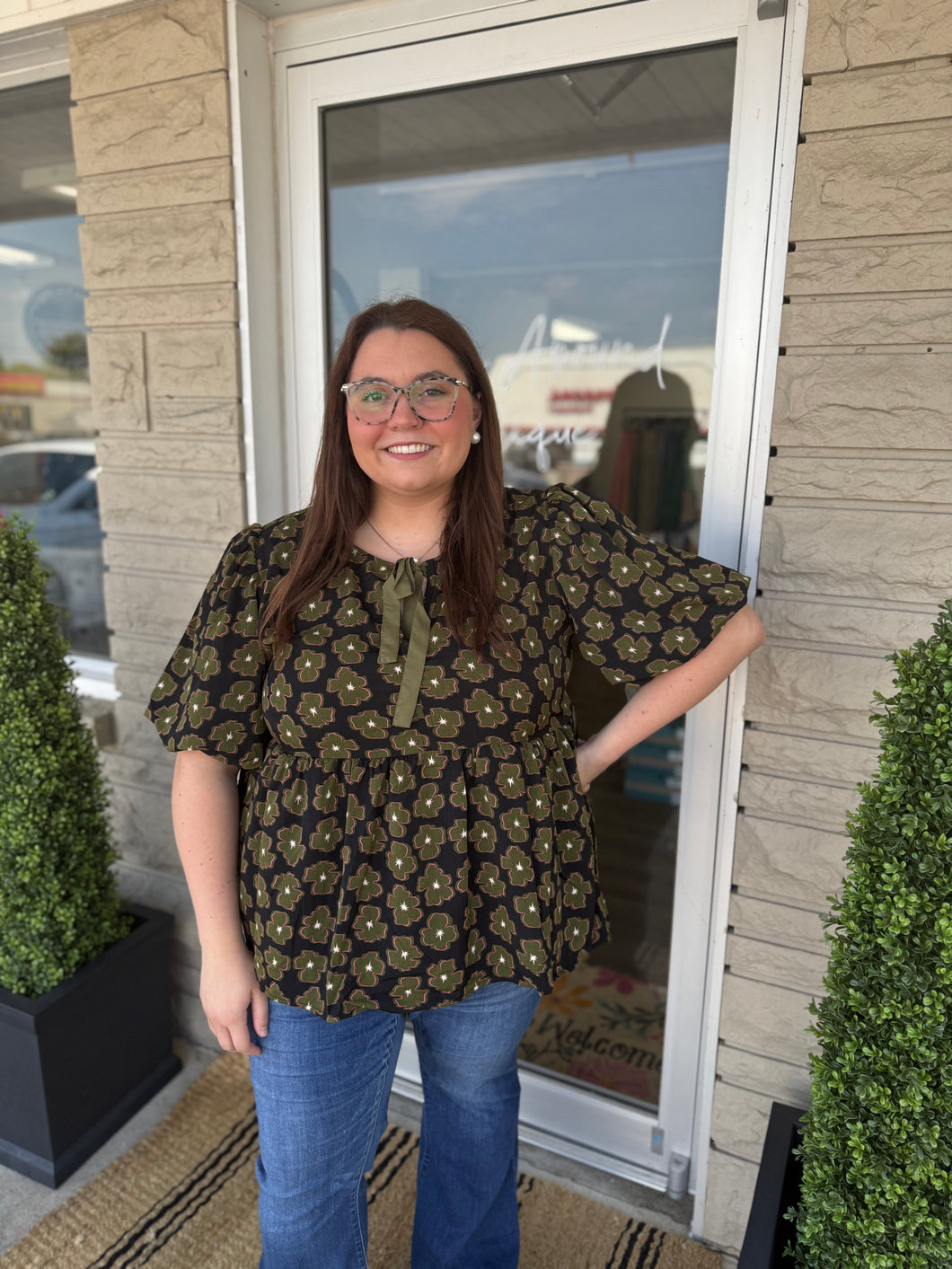 Olive Top- Plus