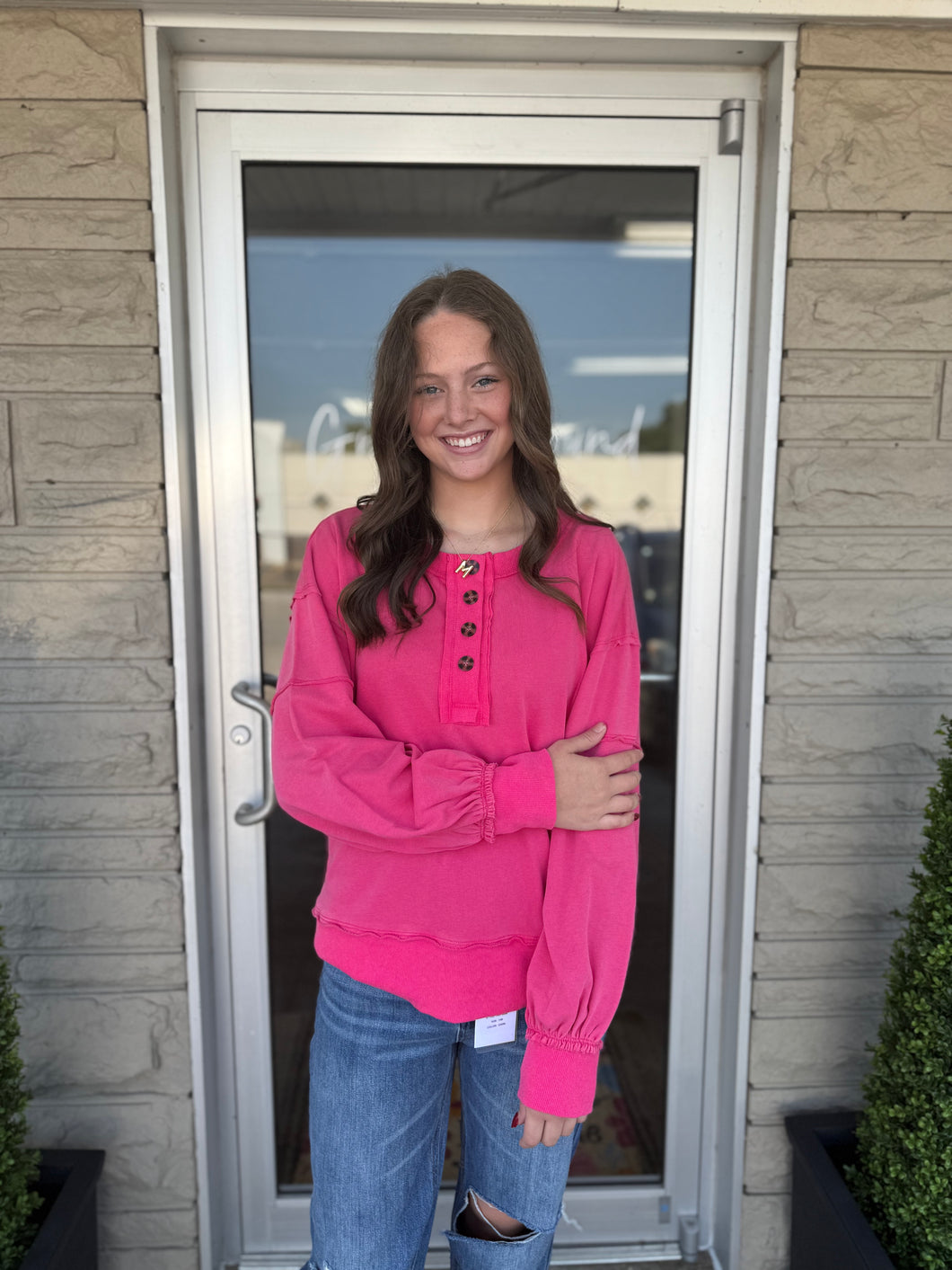 Fuchsia Top