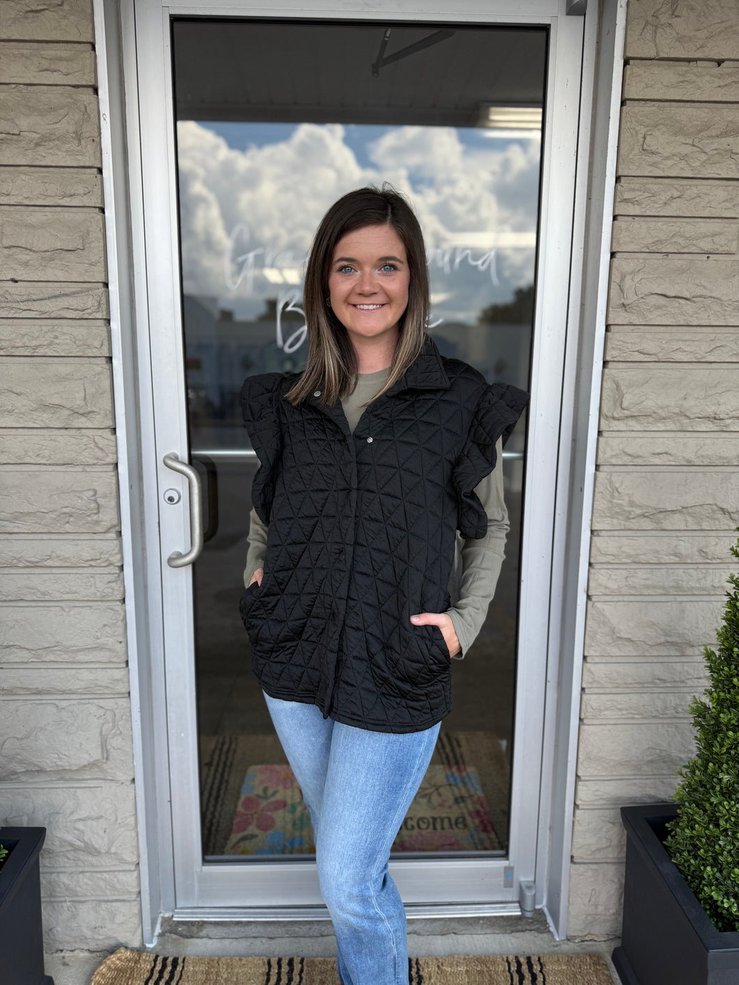 Ruffle Vest