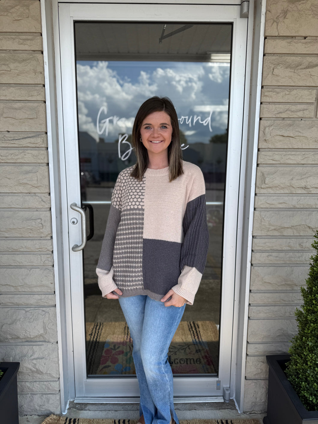 Color Block Sweater