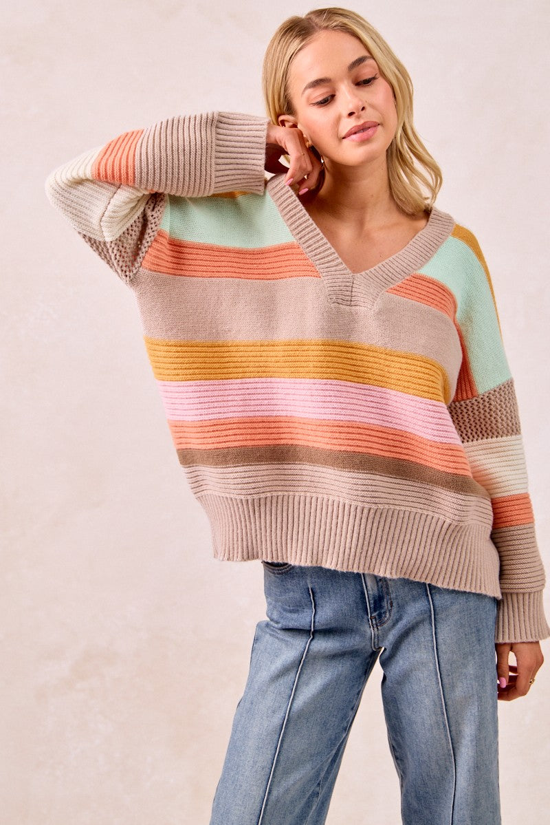 Combo Sweater
