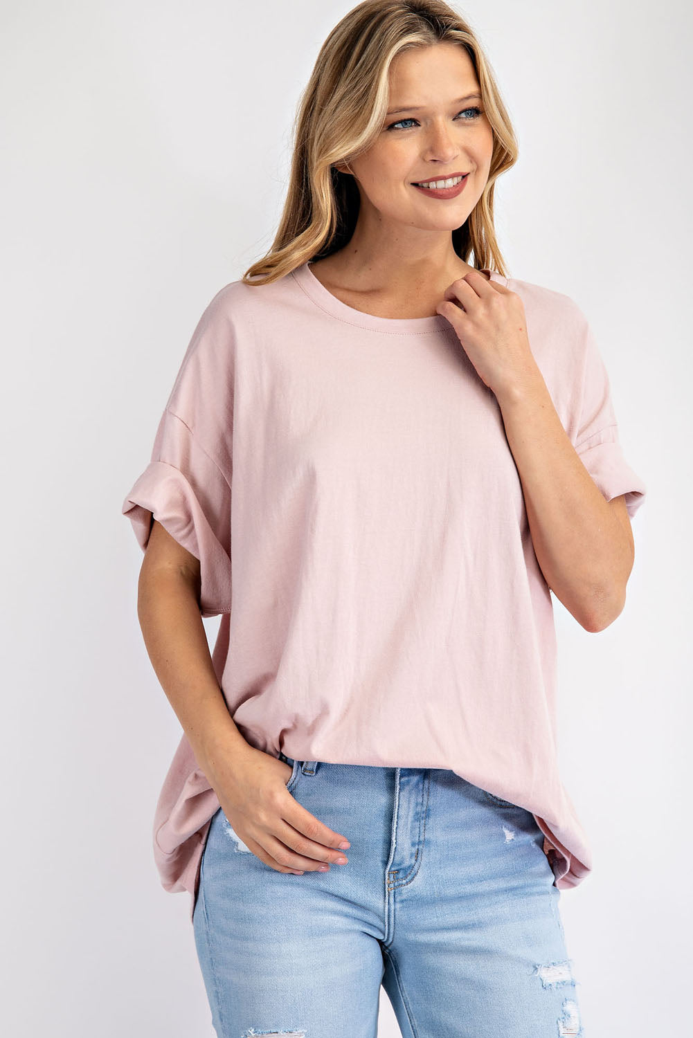 Pale Mauve Oversized Top